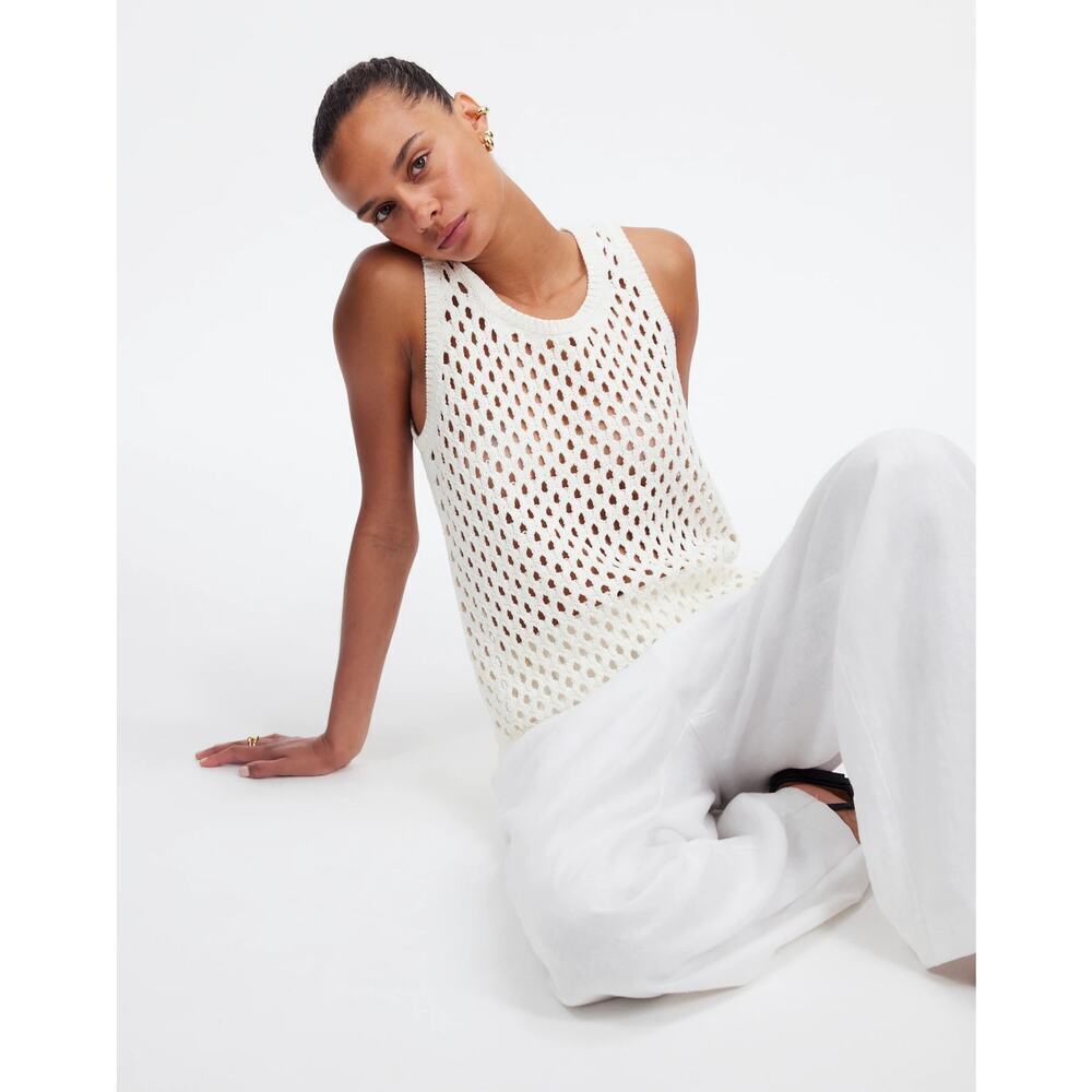NWT Madewell Open-Stitch Sweater Tank
